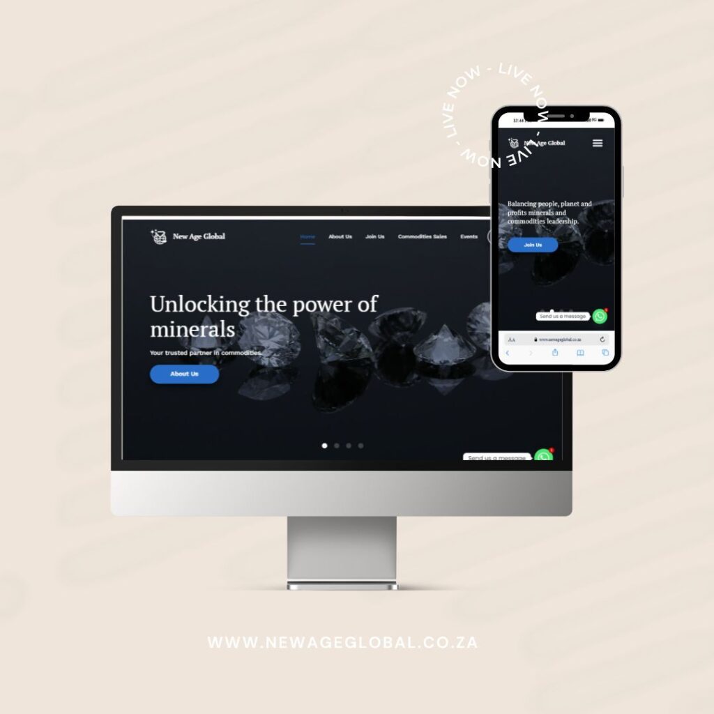 Minimalist Neutral Multi Device Computer Mockup Website Launch Instagram Post
