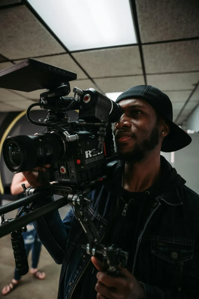 A camera man