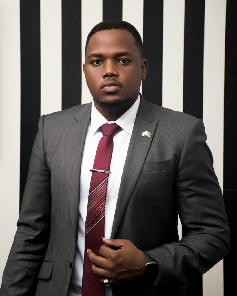 A Black Man in a suit