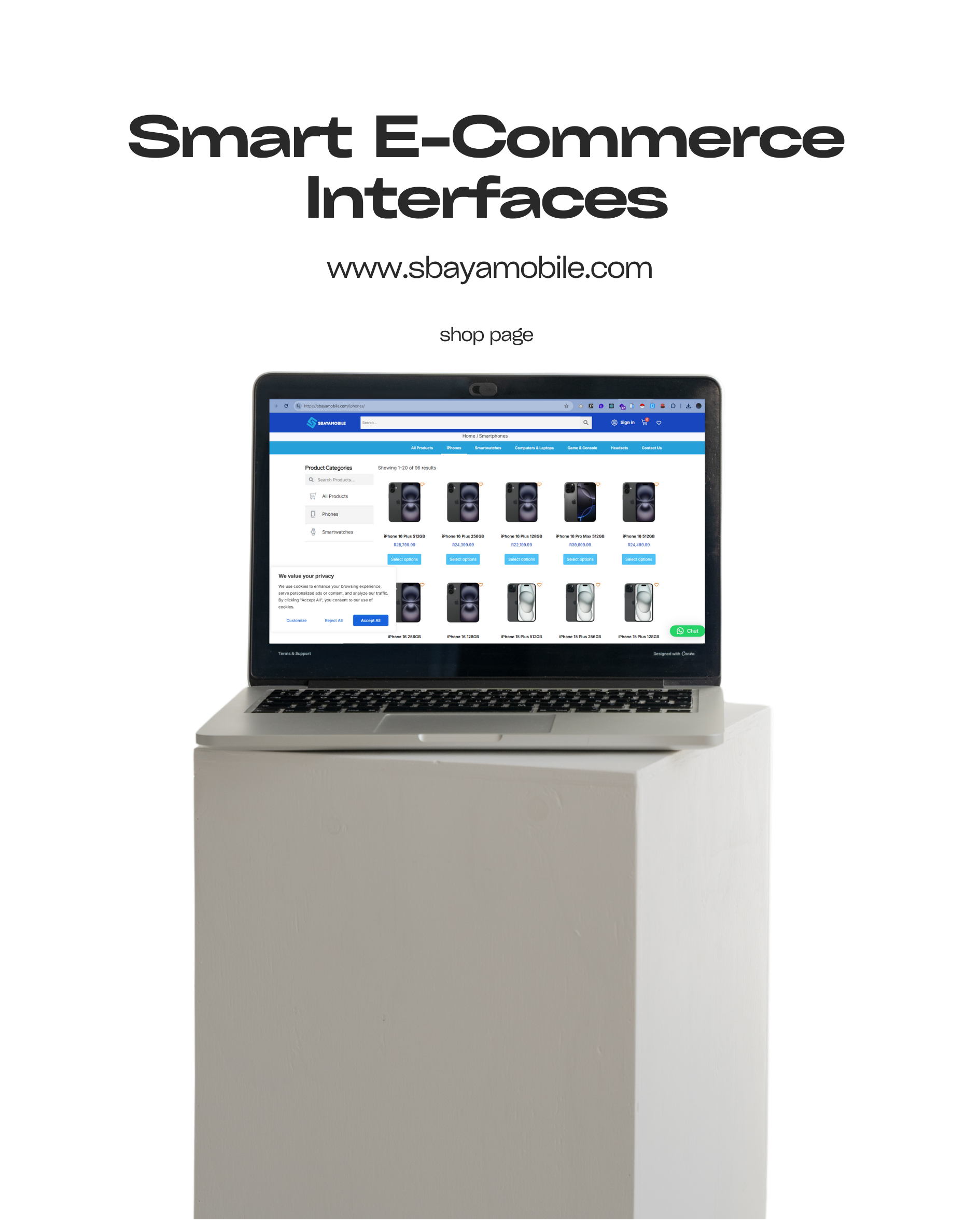e-commerce interfaces