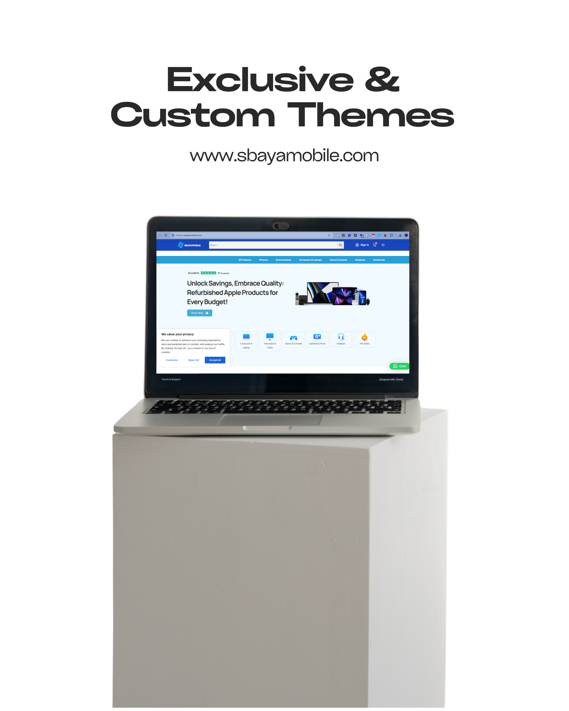 Sbaya Mobile ecommerce store
