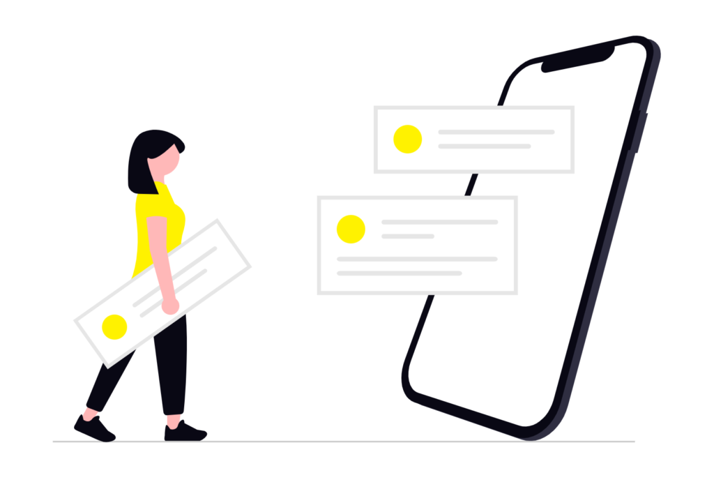 An Illustration showing completing tasks