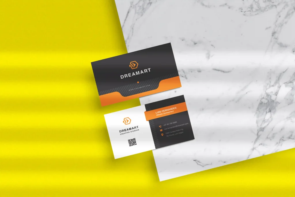 business card mockup