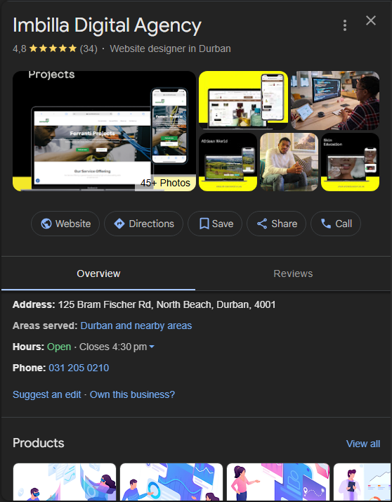 Google's Business Profile