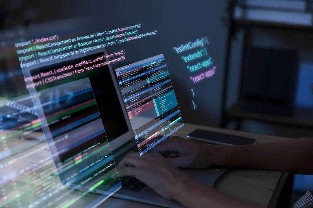 A Programmer working on a project